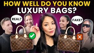 Luxury Real V Fake! Can you discern a luxury handbag from a replica?
