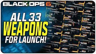 All Launch Weapons Revealed for Black Ops 6! (+The Detailed Gun Stat Screen is AMAZING!)