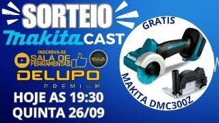 LIVE COM SUPER SORTEIO MAKITA DE UMA SUPER MAQUINA DMC300Z PARTICIPE! #delupo #saladeferramentas