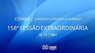 CONSEA - 158ª Sessão Ordinária