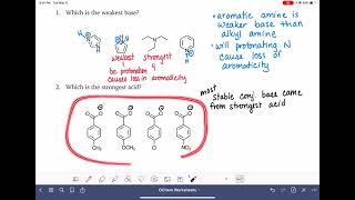 30a: Ranking acids and bases by strength