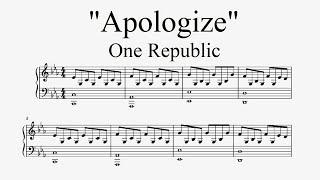 "Apologize" - One Republic (Piano Cover)