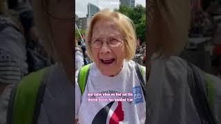 Protesting against NATO at The Hague