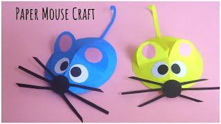 EASY Paper Mouse Craft Tutorial