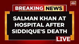 LIVE: Baba Siddiqui Murder News | Salman Khan Visits Hospital After Baba Siddiqui's Death LIVE News