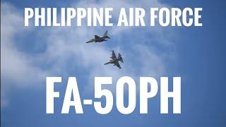 Philippine Air Force FA-50PH Landing at Mactan Cebu International Airport