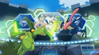 Pokemon: Ash-Greninja vs Mega Secptile