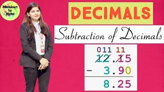 Subtraction of Decimals || Mathematics for Grade-5th, 6th
