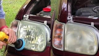 Restore headlights with toothpaste or polish in ONE MINUTE!