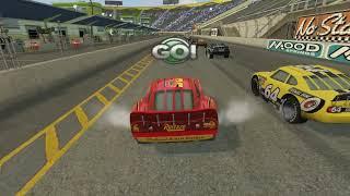 Cars Mater National Hi-Octane Mod Racing with Lightning McQueen on Palm Mile Speedway