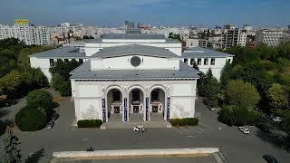 4K aerial footage  National Opera Bucharest Romania 2023 Gala UCIN 60