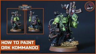 HOW TO PAINT ORK KOMMANDO - Quick Easy Contrast Techniques - Kill Team Octarius Warhammer 40k Orks