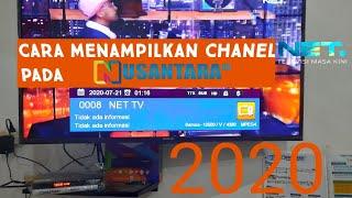 Solusi Menayangkan Net Tv  di Transvision Measat3 Ku Band 2020