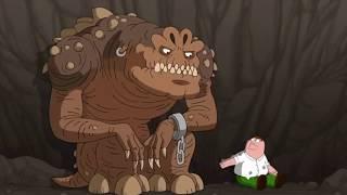 Peter is friends with Rancor from Star Wars! - Family Guy Best Moments