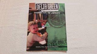 Delta Green Evidence Kit: The Labyrinth Unboxing