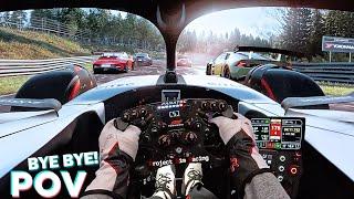 How Fast is F1 vs. Supercars on the Nordschleife? | AC | Fanatec CS DD+