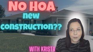 Orlando-area new construction with NO HOA? Yes, new homes, no HOA in Deltona!