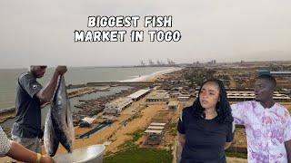 The BIGGEST FISH MARKET in Lomé Togo || West Africa