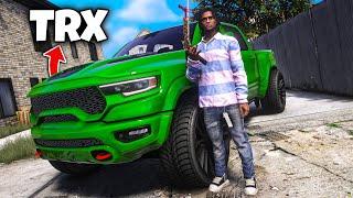 I SPUN BLOCKS in a TRX HELLCAT TRUCK in GTA 5 RP..