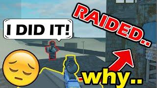 I got ONLINE RAIDED on TRIDENT SURVIVAL V4 [ROBLOX RUST]