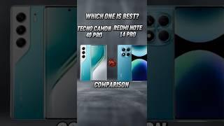 Tecno Camon 40 Pro vs Redmi Note 14 Pro (Which One Is Best?)