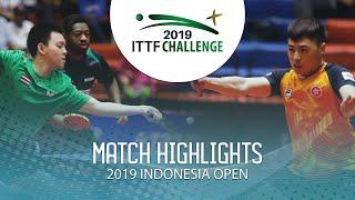 Ibrahima D./Tanviriyavechakul P. vs Kwan Man Ho/Lam Siu H. | 2019 ITTF Indonesia Open (Final)