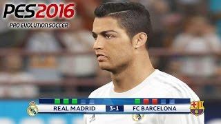 Penalty Shootout Barcelona vs Real Madrid PES 2016