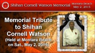 Shihan Cornell Watson Memorial  (May 2, 2015 at Montara Beach, Calif.)