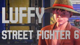 Luffy in Street Fighter 6 | Custom Character Combos