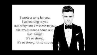 Tunnel vision - Justin Timberlake (Correct lyrics) (The 20/20 Experience) NEW 2013