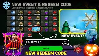 FREE REDEEM CODE HALLOWEEN!! WINTER FESTIVAL EVENT FC MOBILE | 98-103 OVR REWARDS FC MOBILE 25!