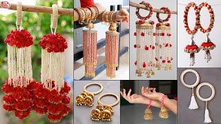 Simple Bangle Convert into New Style!.. DIY Jhumka Bangle Making At Home - DIY Kalire - Bridal Chuda