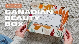 Canadian Beauty Box Unboxing Fall 2022: Beauty Subscription Box