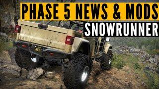 SnowRunner Phase 5 news UPDATE: New addons, mods & driving REAL cars