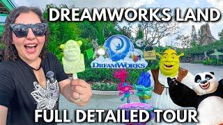 DreamWorks Land (Officially Opened Full Tour) Characters, Snacks, Rides, Shows | Universal Orlando