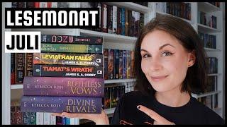 LESEMONAT JULI | 6 Bücher wuhuu!