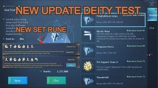 Dragon raja SEA - Many Reward & New Rune I Deity Test New Update Until Lv85 !!