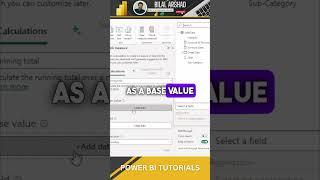 Running Total or Cumulative Total using Quick Measures #shortvideo #shorts #powerbi #ytshorts