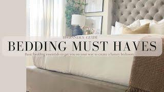 BEDDING ESSENTIALS| BASIC AMAZON BEDDING MUST HAVES| Modern Bedroom Makeover on a Budget