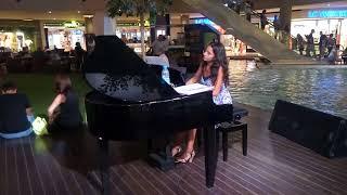 2017-08-22 Young Turkish Pianist Plays classics, Bodrum Midtown Shopping Centre