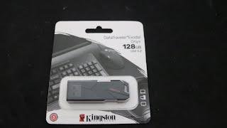 Kingston DataTraveler Exodia Onyx 128GB USB Flash Drive Unboxing