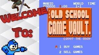 Welcome to The Old School Game Vault on You Tube