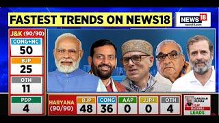 Jammu Kashmir Election Result LIVE | Haryana Election 2024 Results LIVE | BJP Vs Congress | N18L