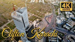 Clifton Karachi Drone View