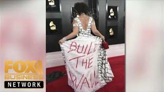 Joy Villa wears Trump ‘Build The Wall' dress to Grammys