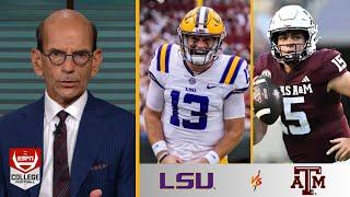 ESPN "Breaking Down" College Football Week 9: LSU Tigers vs. Texas A&M - Who is the REAL contender?