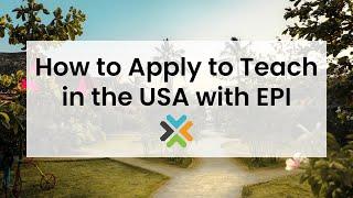 Webinar: How to Apply to Teach in the USA with EPI 7.23.24