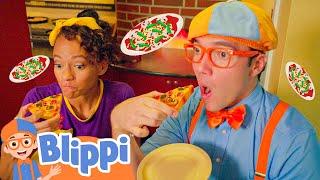 Blippi And Meekah Pizza Brunch Date | Food & Fun Play | Kids TV Show | Educational Videos for Kids