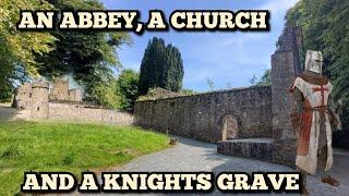 Tintern Abbey, Church and a knights grave