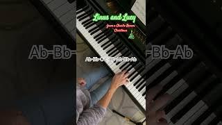Linus and Lucy Easy Piano Tutorial - Charlie Brown Christmas #piano